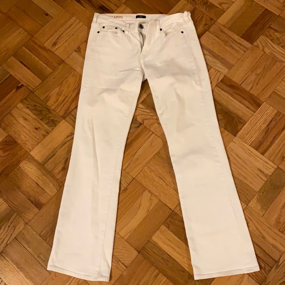 J. Crew Hipslung Low Rise Straight/Boot Leg Jeans